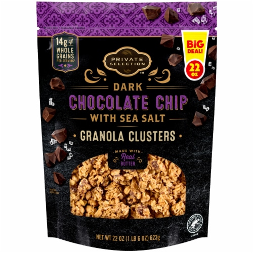 Private Selection® Dark Chocolate Chip Granola BIG DEAL! Perspective: front