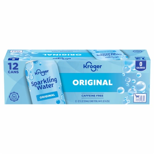 Kroger® Caffeine Free Original Sparkling Water Perspective: front