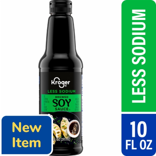 Kroger® Less Sodium Soy Sauce Perspective: front