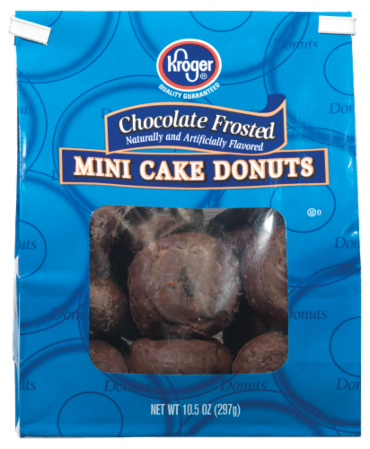 Kroger® Chocolate Mini Cake Donuts Perspective: front
