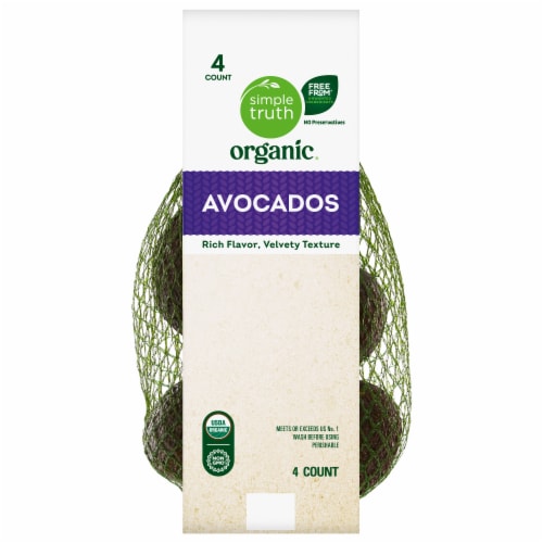 Simple Truth Organic® Fresh Avocados Bag Perspective: front