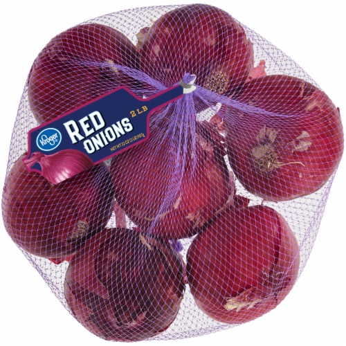 Kroger® Red Onions Bag Perspective: front