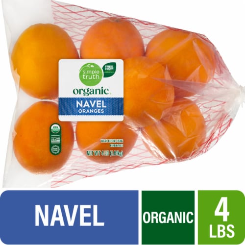 Simple Truth Organic™ Navel Oranges 4 Lb King Soopers