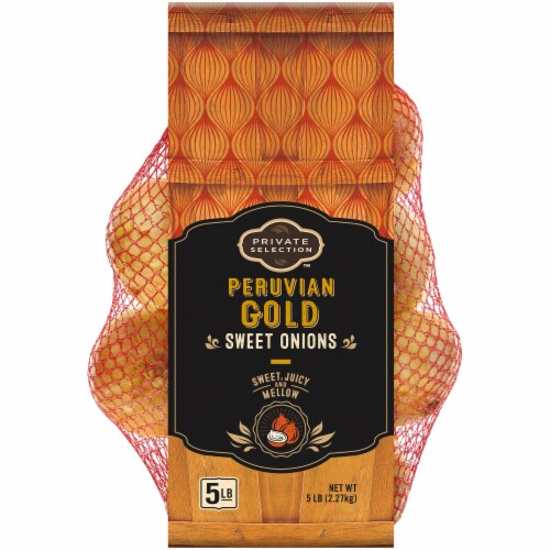 Private Selection® Peruvian Gold Sweet Onion 5 lb Bag Perspective: front