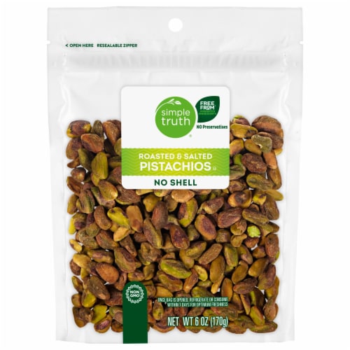 Simple Truth® Roasted & Salted No Shell Pistachios Perspective: front