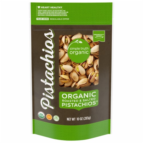 Simple Truth Organic™ Roasted & Salted Pistachios Perspective: front