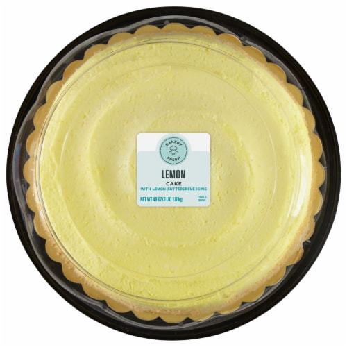 Bakery Fresh Double Layer Lemon Cake with Lemon Icing, 48 oz Ralphs