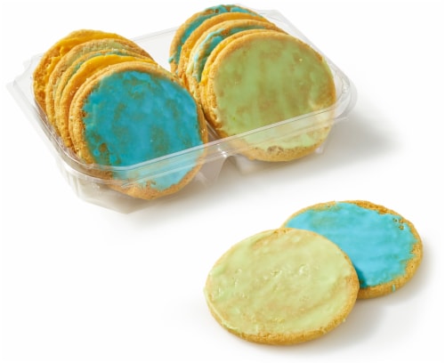 Bakery Fresh Jumbo Iced Sugar Cookies Perspective: front