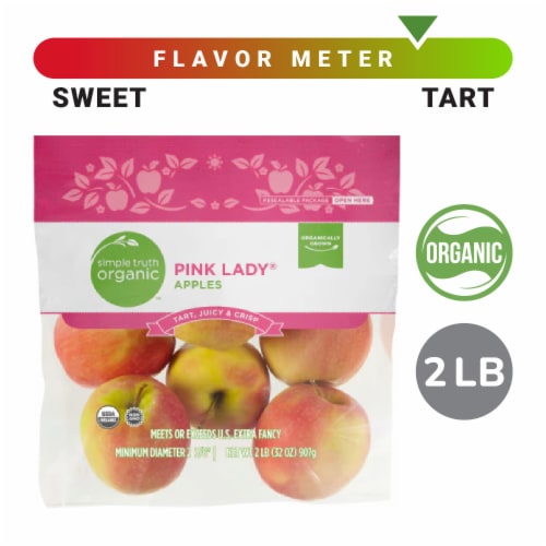 Simple Truth Organic™ Pink Lady® Apples Bag Perspective: front