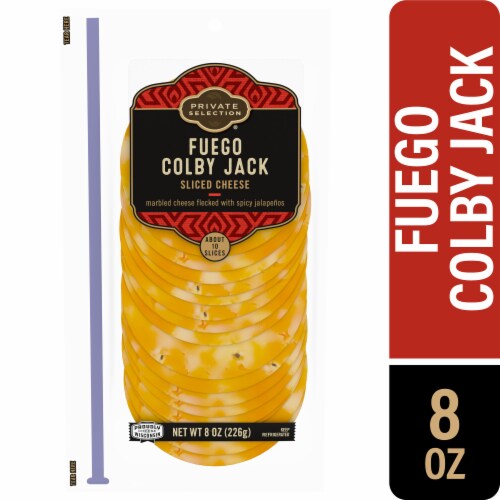 Private Selection® Fuego Colby Jack Sliced Cheese Perspective: front