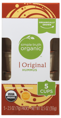 Simple Truth Organic™ Original Hummus Cups Perspective: front