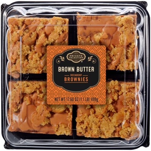Private Selection® Brown Butter Decadent Brownies Perspective: front