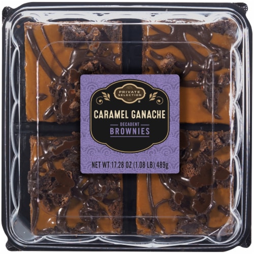 Private Selection® Caramel Ganache Decadent Brownies Perspective: front