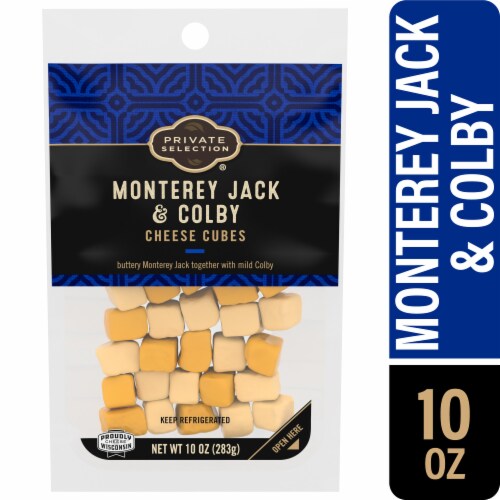 Private Selection® Monterey Jack and Colby Cheese Cubes Perspective: front