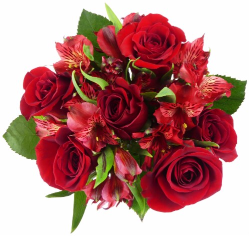 Bloom Haus Splendid Red Rose Bouquet 6 Stem Ralphs