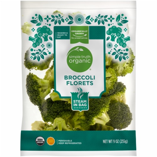Simple Truth Organic® Broccoli Florets Perspective: front