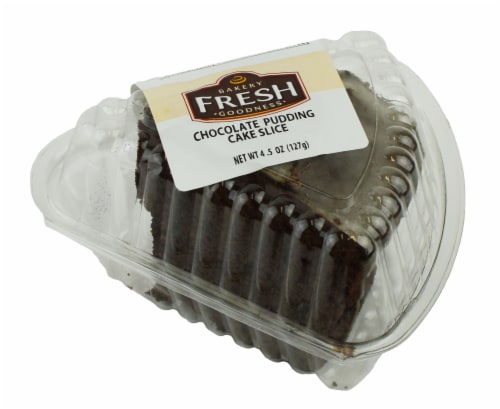 Bakery Fresh Goodness Chocolate Pudding Cake Slice Perspective: front