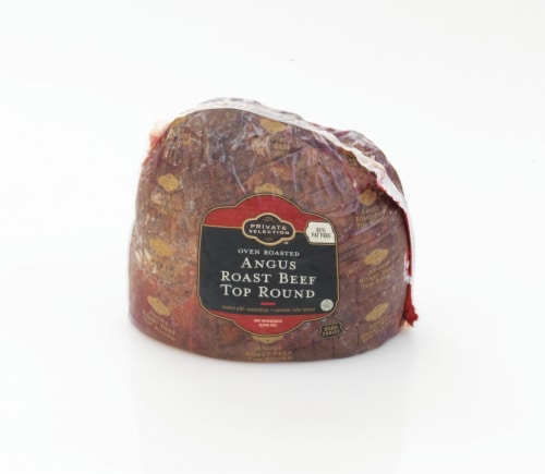 Private Selection™ Grab & Go Angus Roast Top Round Beef Fresh Sliced Deli Meat Perspective: front