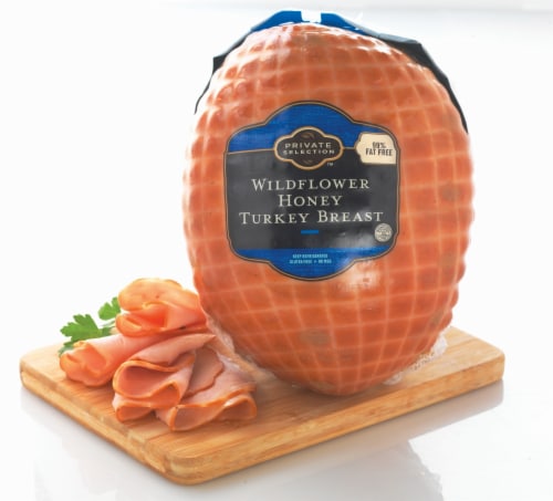 Private Selection™ Grab & Go Wildflower Honey Turkey Breast Fresh Sliced Deli Meat Perspective: front
