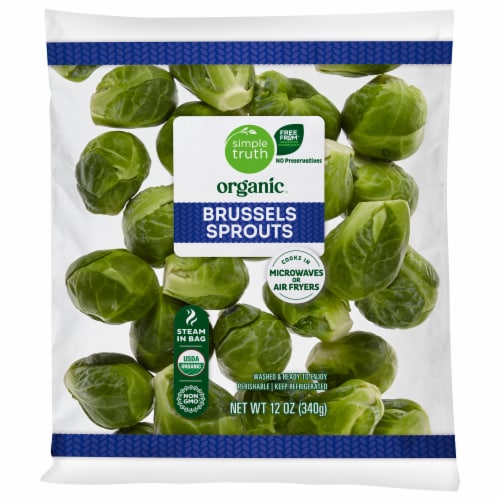 Simple Truth Organic® Bagged Fresh Brussels Sprouts Perspective: front