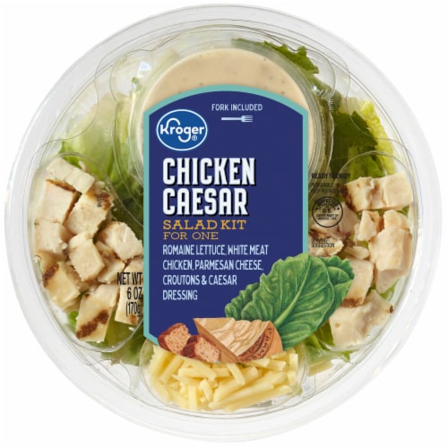 Kroger® Chicken Caesar Salad Kit Perspective: front