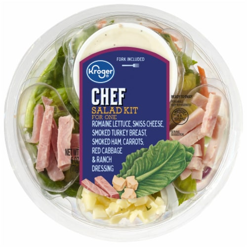 Salad Fresh Salad to Go w/ Dressing Container and Fork (Single), 1 - Kroger