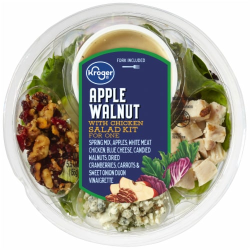 Kroger® Apple Walnut with Chicken Salad Bowl Kit, 5.5 oz - Fry's Food Stores