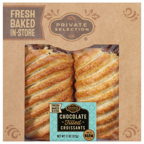 Private Selection® Chocolate Filled Croissants Perspective: front