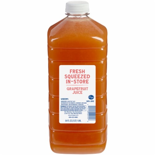 Kroger® Fresh Squeezed InStore Grapefruit Juice, 64 fl oz Kroger