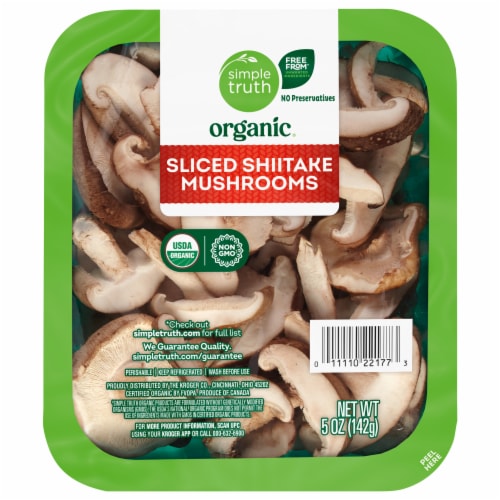 Simple Truth Organic® Sliced Shiitake Mushrooms Perspective: front