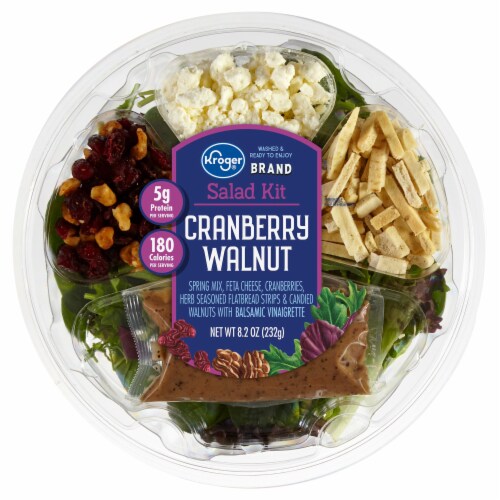 Kroger® Cranberry Walnut Salad Kit Perspective: front