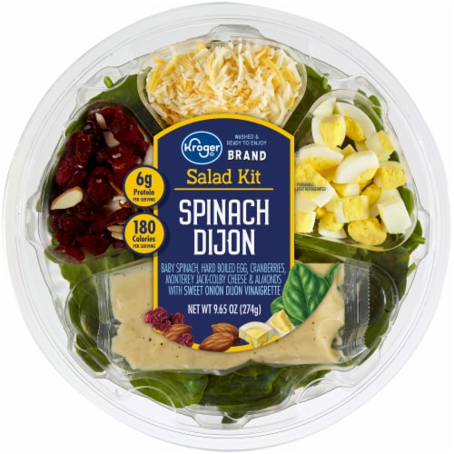 Kroger® Spinach Dijon Salad Kit Perspective: front