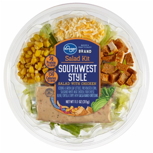 Kroger® Southwest Style Salad Bowl Kit Perspective: front
