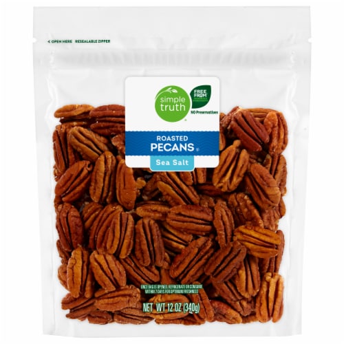 Simple Truth® Sea Salt Roasted Pecans Perspective: front