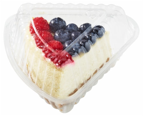 Private Selection® Red & Blue Cheesecake Slice Perspective: front