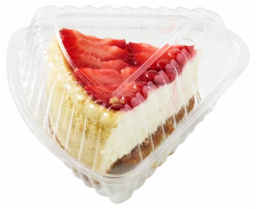Private Selection® Strawberry Cheesecake Slice Perspective: front