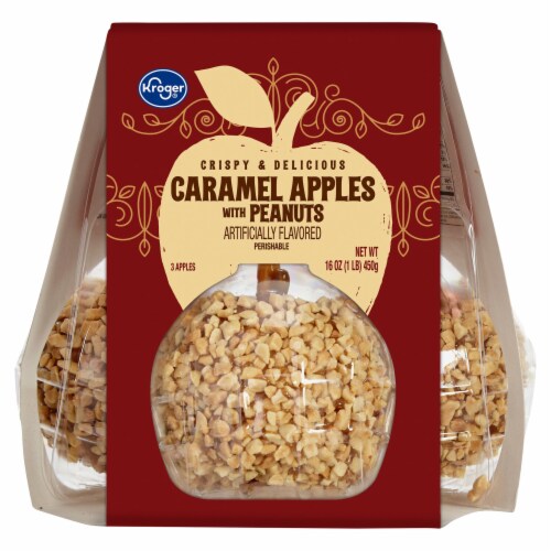 Kroger® Caramel Apples with Peanuts Perspective: front