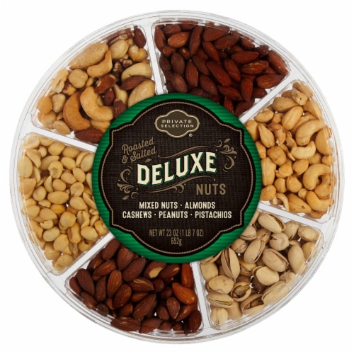 Private Selection® Deluxe Roasted & Salted Mixed Nut Tray Perspective: front