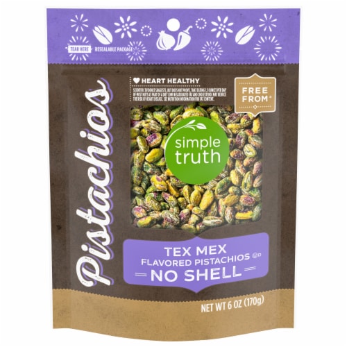Simple Truth Tex Mex Seasoned Pistachios Perspective: front