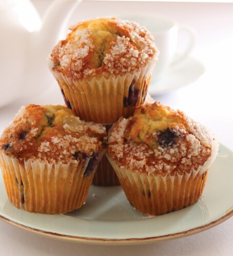 King Soopers® City Market® Blueberry Muffins 4 Count Perspective: front