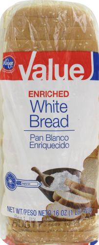 Kroger® Value Enriched White Bread Perspective: front