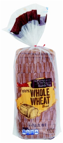 Smith's Round Top 100% Whole Wheat Bread Perspective: front