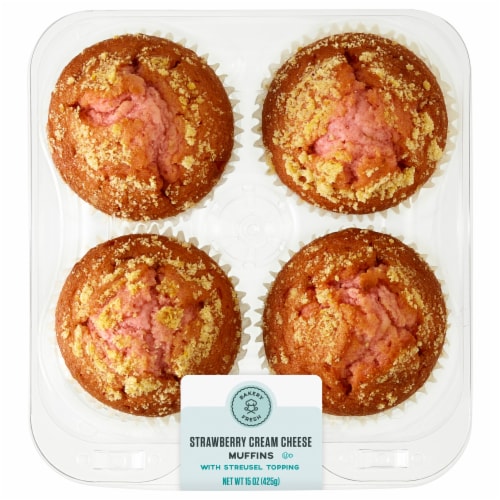 Bakery Fresh Goodness Strawberry Muffins Perspective: front