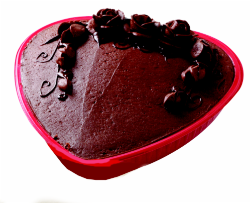 Bakery Fresh Goodness Chocolate Heart Layer Cake Perspective: front