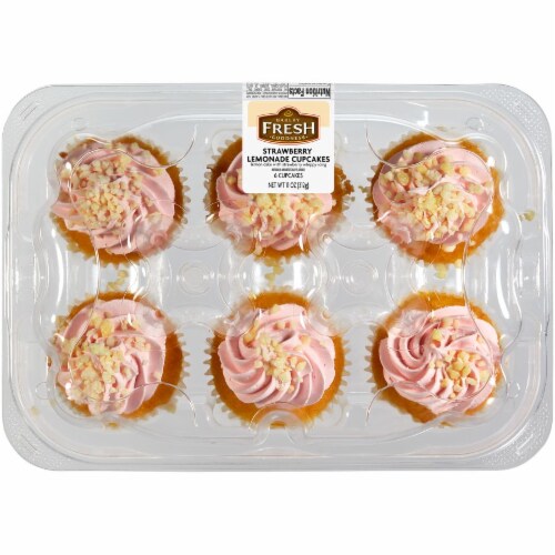 Bakery Fresh Goodness Strawberry Lemononade Cupcakes Perspective: front