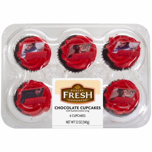 Bakery Fresh Goodness Star Wars Chocolate Cupcakes Perspective: front