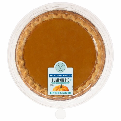 Bakery Fresh Goodness No Sugar Added Pumpkin Pie Perspective: front