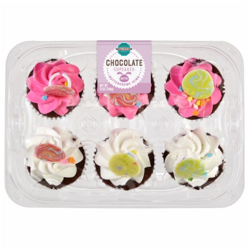 Bakery Fresh Goodness Chocolate Easter Cupcakes Perspective: front