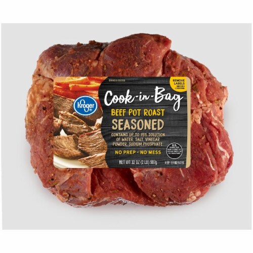 Kroger® Cook in Bag Seasoned Beef Pot Roast Perspective: front