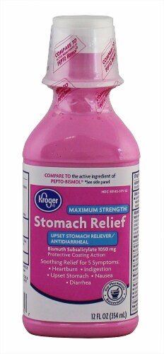 Kroger® Maximum Strength Stomach Relief Liquid Perspective: front